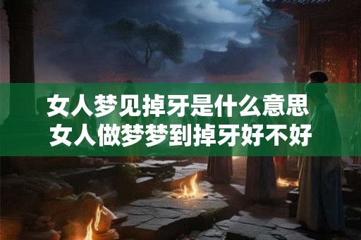 女人梦见掉牙是什么意思 女人做梦梦到掉牙好不好
