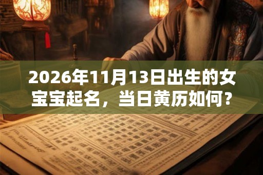 2026年11月13日出生的女宝宝起名,当日黄历如何? 2026年11月13日出生的女宝宝起名,当日黄历如何?