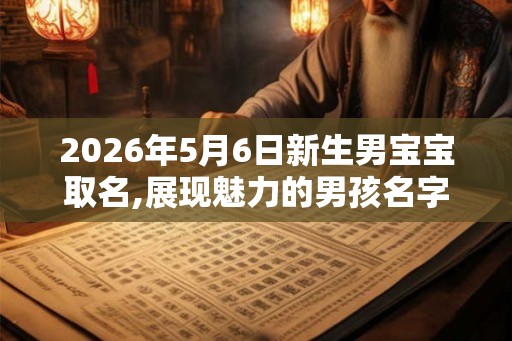 2026年5月6日新生男宝宝取名,展现魅力的男孩名字