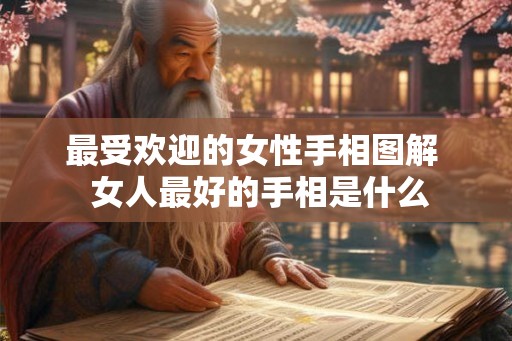 最受欢迎的女性手相图解  女人最好的手相是什么
