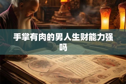 手掌有肉的男人生财能力强吗