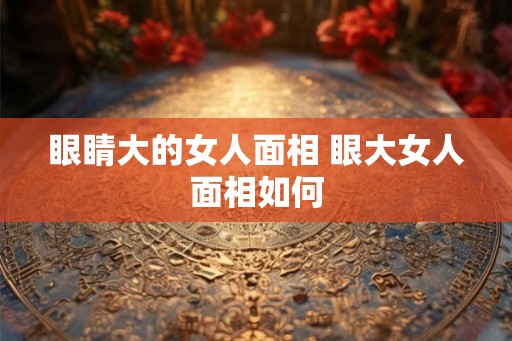 眼睛大的女人面相 眼大女人面相如何 眼睛大的女人面相 眼大女人面相如何