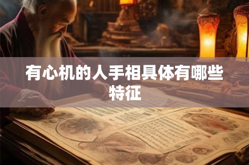 有心机的人手相具体有哪些特征 有心机的人手相具体有哪些特征