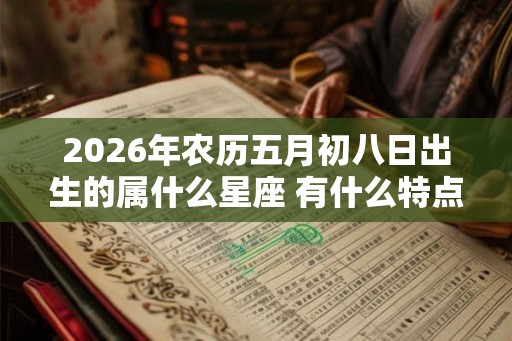 2026年农历五月初八日出生的属什么星座 有什么特点