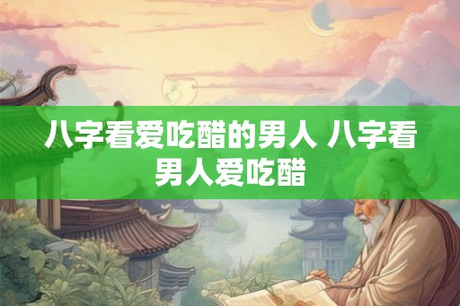 八字看爱吃醋的男人 八字看男人爱吃醋