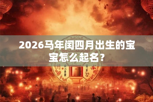 2026马年闰四月出生的宝宝怎么起名？