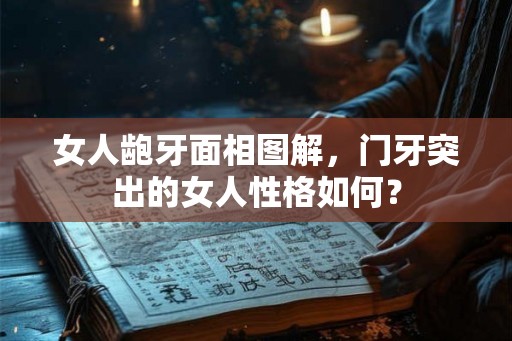 女人龅牙面相图解，门牙突出的女人性格如何？