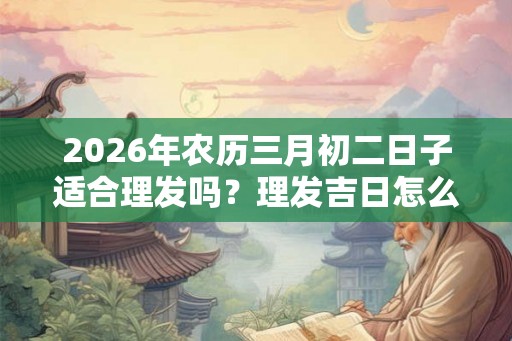 2026年农历三月初二日子适合理发吗？理发吉日怎么看？