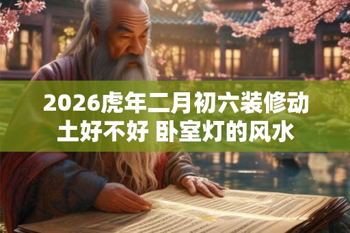 2026虎年二月初六装修动土好不好 卧室灯的风水