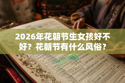 2026年花朝节生女孩好不好？花朝节有什么风俗？