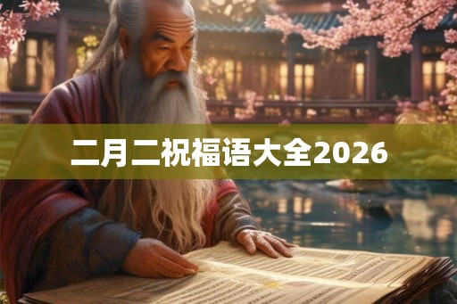 二月二祝福语大全2026