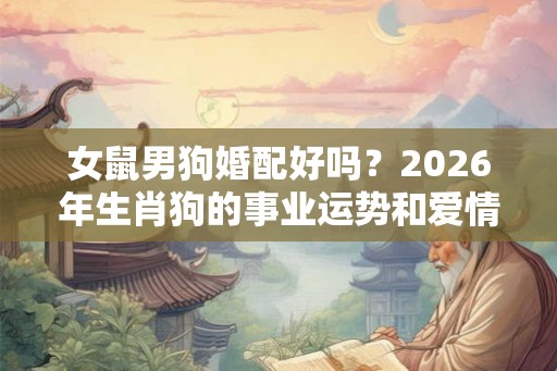 女鼠男狗婚配好吗？2026年生肖狗的事业运势和爱情运势怎么样？