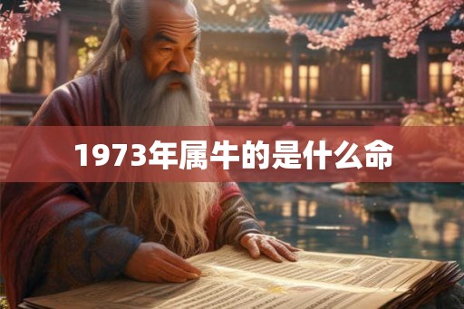 1973年属牛的是什么命 1973年属牛的是什么命