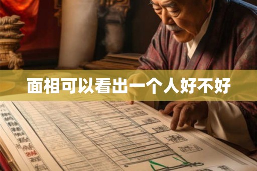 面相可以看出一个人好不好