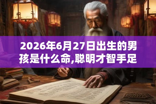 2026年6月27日出生的男孩是什么命,聪明才智手足伶俐