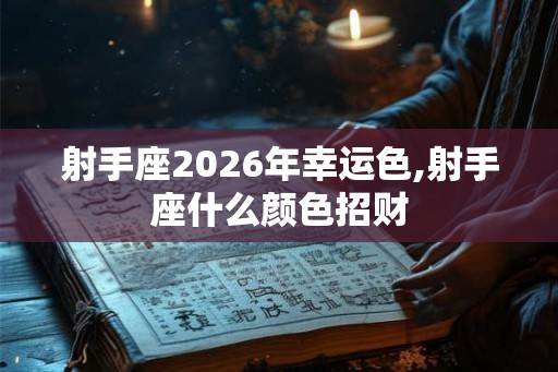 射手座2026年幸运色,射手座什么颜色招财 射手座2026年幸运色,射手座什么颜色招财