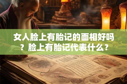 女人脸上有胎记的面相好吗？脸上有胎记代表什么？