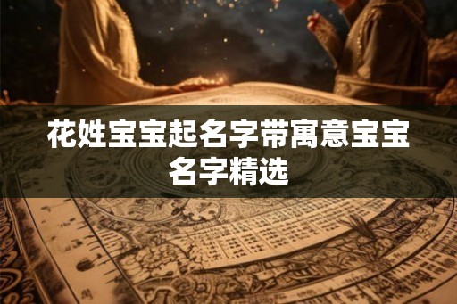 花姓宝宝起名字带寓意宝宝名字精选
