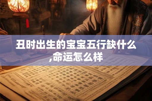 丑时出生的宝宝五行缺什么,命运怎么样