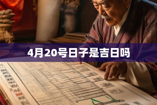 4月20号日子是吉日吗