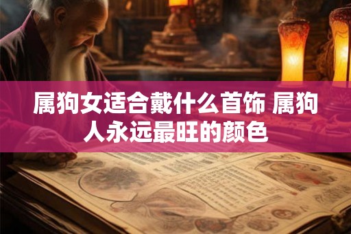 属狗女适合戴什么首饰 属狗人永远最旺的颜色