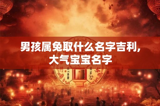 男孩属兔取什么名字吉利,大气宝宝名字