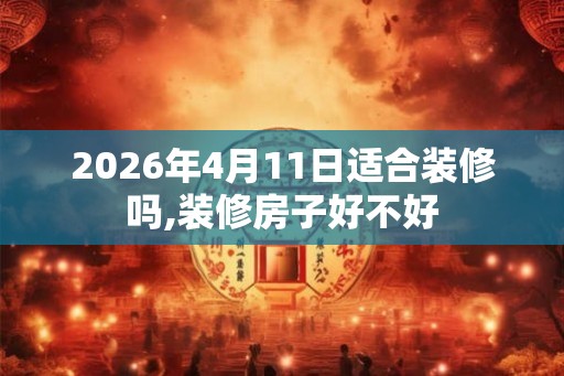 2026年4月11日适合装修吗,装修房子好不好