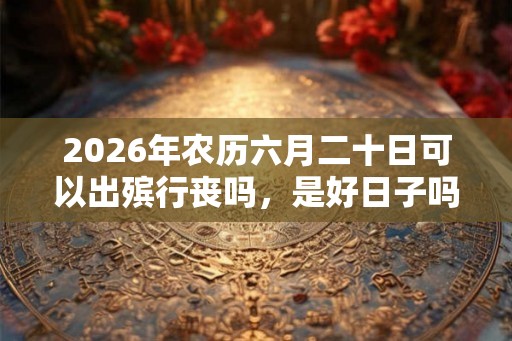 2026年农历六月二十日可以出殡行丧吗，是好日子吗？
