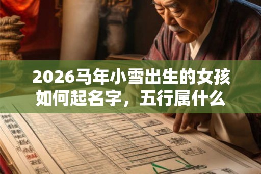 2026马年小雪出生的女孩如何起名字，五行属什么