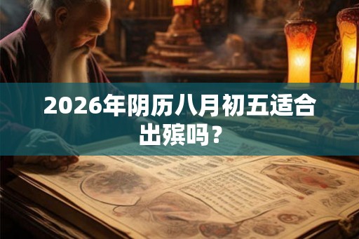 2026年阴历八月初五适合出殡吗？
