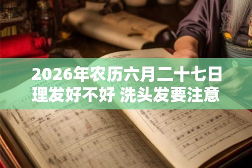 2026年农历六月二十七日理发好不好 洗头发要注意什么 2026年农历六月二十七日理发好不好 洗头发要注意什么