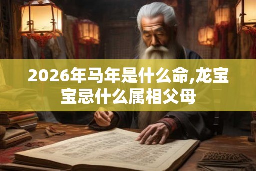 2026年马年是什么命,龙宝宝忌什么属相父母 2026年马年是什么命,龙宝宝忌什么属相父母
