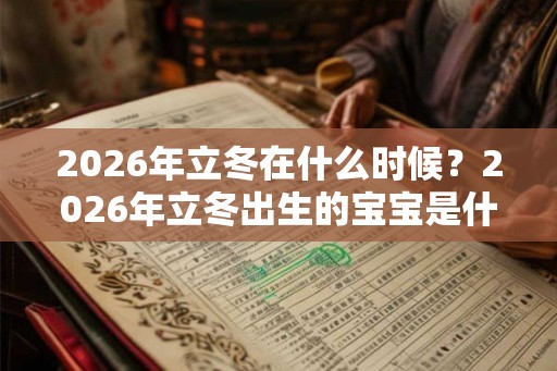 2026年立冬在什么时候？2026年立冬出生的宝宝是什么星座？