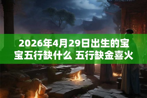2026年4月29日出生的宝宝五行缺什么 五行缺金喜火