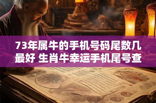 73年属牛的手机号码尾数几最好 生肖牛幸运手机尾号查询