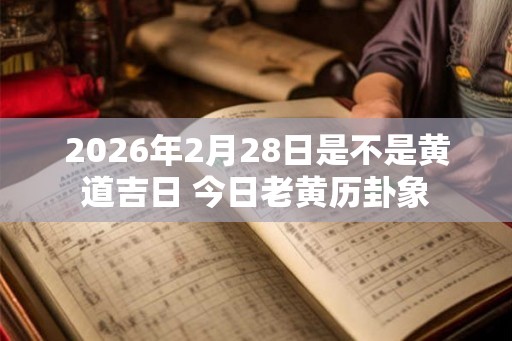 2026年2月28日是不是黄道吉日 今日老黄历卦象