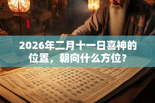 2026年二月十一日喜神的位置，朝向什么方位？