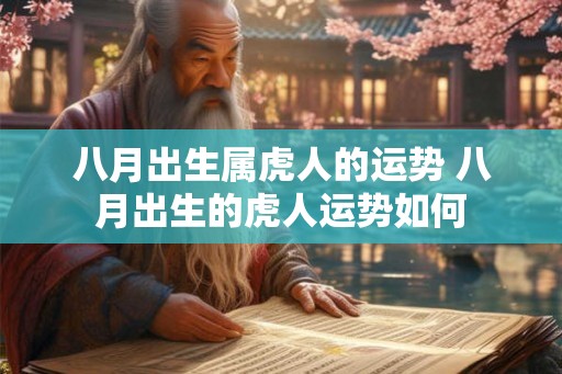 八月出生属虎人的运势 八月出生的虎人运势如何