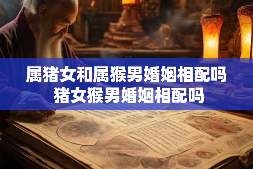 属猪女和属猴男婚姻相配吗 猪女猴男婚姻相配吗