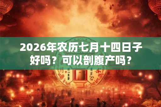 2026年农历七月十四日子好吗？可以剖腹产吗？