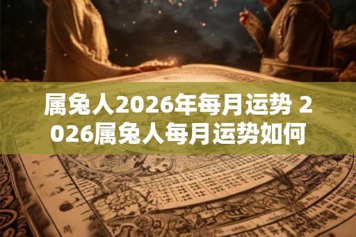 属兔人2026年每月运势 2026属兔人每月运势如何 属兔人2026年每月运势 2026属兔人每月运势如何