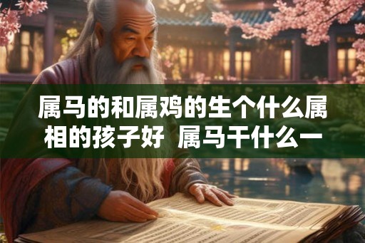 属马的和属鸡的生个什么属相的孩子好  属马干什么一碰就发财