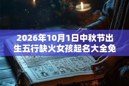 2026年10月1日中秋节出生五行缺火女孩起名大全免费 2026年10月1日中秋节出生五行缺火女孩起名大全免费