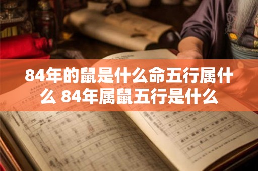 84年的鼠是什么命五行属什么 84年属鼠五行是什么