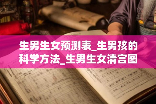 生男生女预测表_生男孩的科学方法_生男生女清宫图 生男生女预测表_生男孩的科学方法_生男生女清宫图