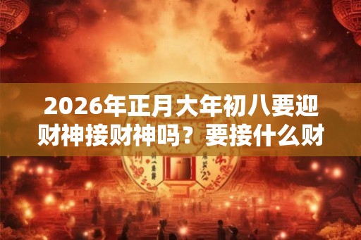 2026年正月大年初八要迎财神接财神吗？要接什么财神？