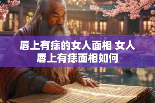 唇上有痣的女人面相 女人唇上有痣面相如何