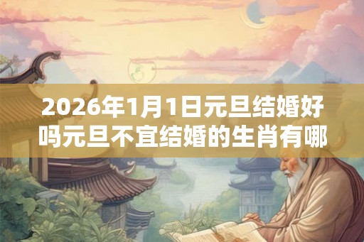 2026年1月1日元旦结婚好吗元旦不宜结婚的生肖有哪些？