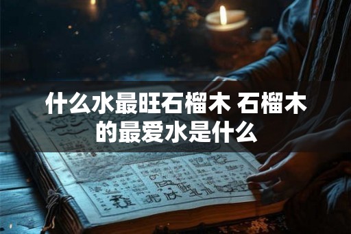 什么水最旺石榴木 石榴木的最爱水是什么 什么水最旺石榴木 石榴木的最爱水是什么
