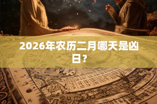 2026年农历二月哪天是凶日？